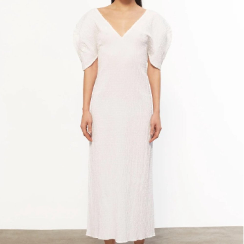 Mara Hoffman Gracen Dress White Size Medium